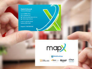 Card Design by Creations Box 2015 for MapX Systems | Design: #12376093
