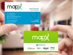 Card Design by Creations Box 2015 for MapX Systems | Design: #12376230