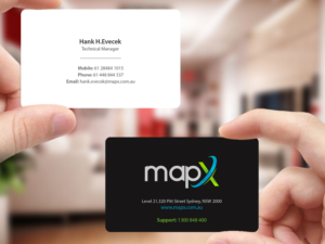 Card Design by Creations Box 2015 for MapX Systems | Design: #12376231