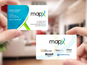 Card Design by Creations Box 2015 for MapX Systems | Design: #12429706