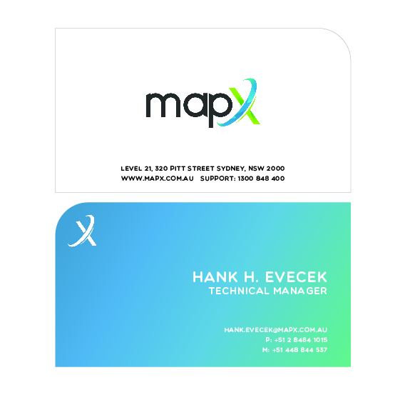 Card Design by paillesmt for MapX Systems | Design #12368808