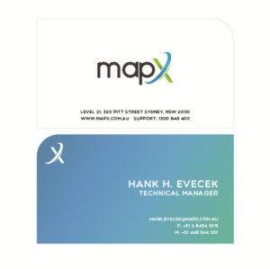 Card Design by paillesmt for MapX Systems | Design #12368808