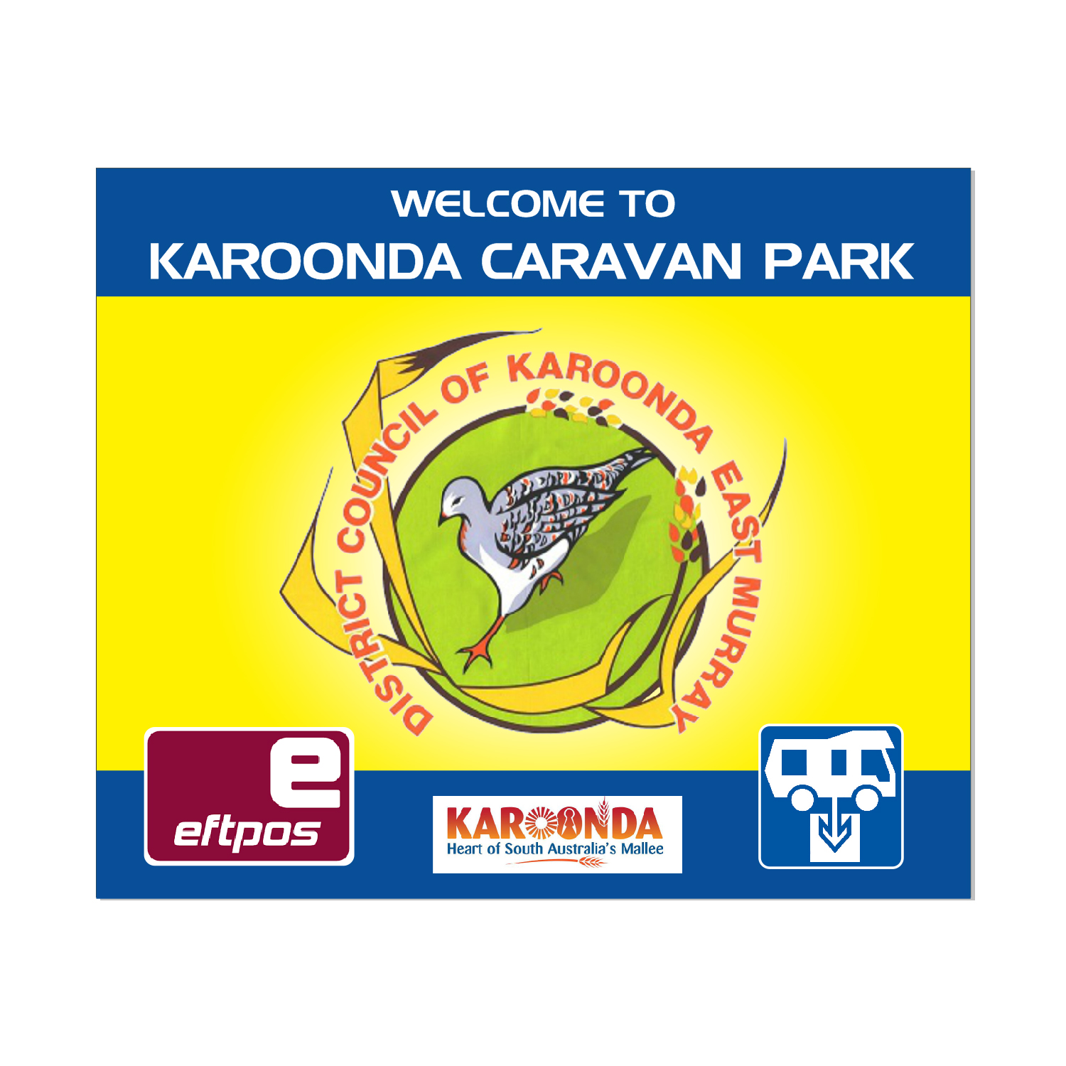 Signage Design by StrawberryHouse for District Council Karoonda East Murray | Design #12507612