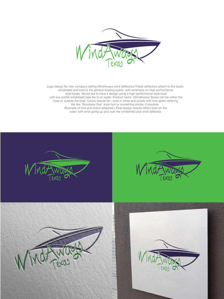 Diseño de Logo por dailygraphics para WindAways Texas | Diseño #12572587