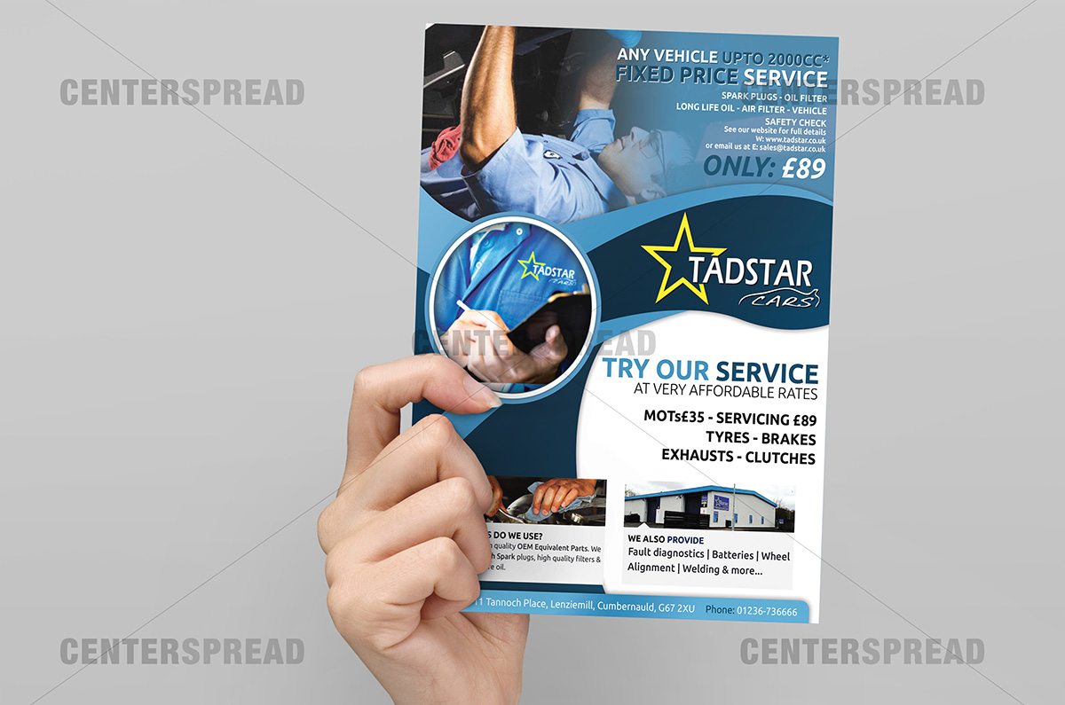 Flyer Design by CENTERSPREAD for Tadstar Ltd | Design #2428030
