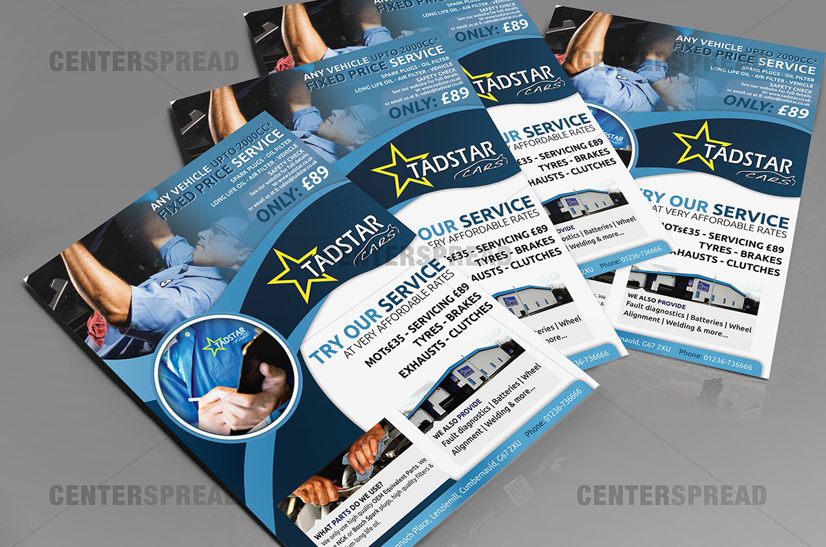 Flyer Design by CENTERSPREAD for Tadstar Ltd | Design #2428036