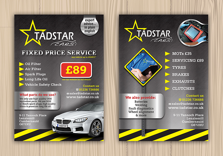 Diseño de Flyer por Karen Gameiro para Tadstar Ltd | Diseño #2429080