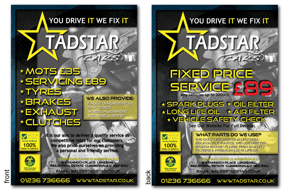 Diseño de Flyer por Fitzi610 para Tadstar Ltd | Diseño #2779043