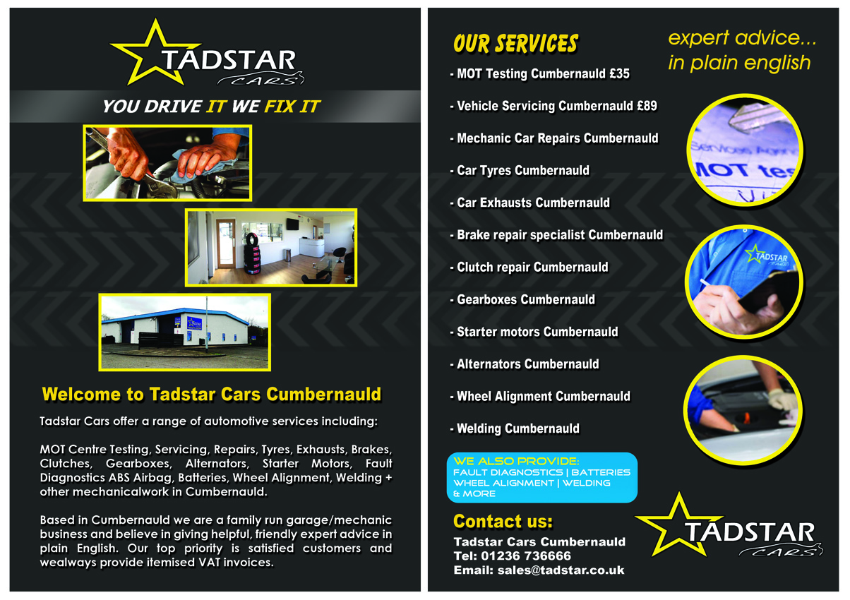Diseño de Flyer por NILDesigns para Tadstar Ltd | Diseño #2486539