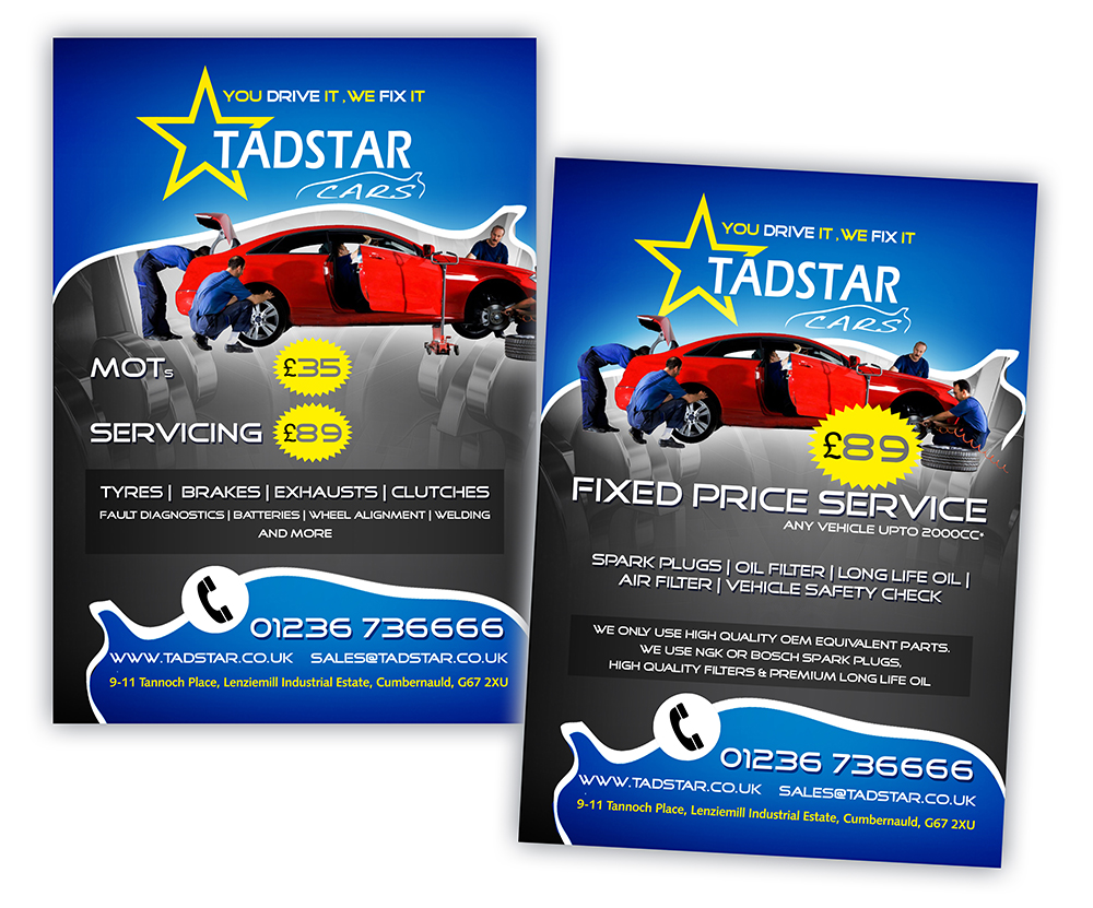 Flyer Design by creationz2011 for Tadstar Ltd | Design #2522077