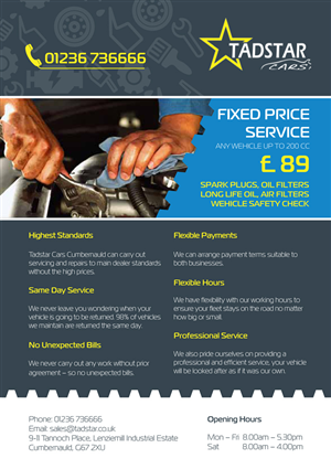 Automotive Repair Centre - Flyer Design | Flyer Design by tanya