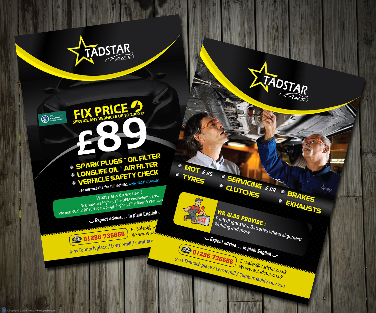 Flyer Design by mrlee.dz90 for Tadstar Ltd | Design #2407101