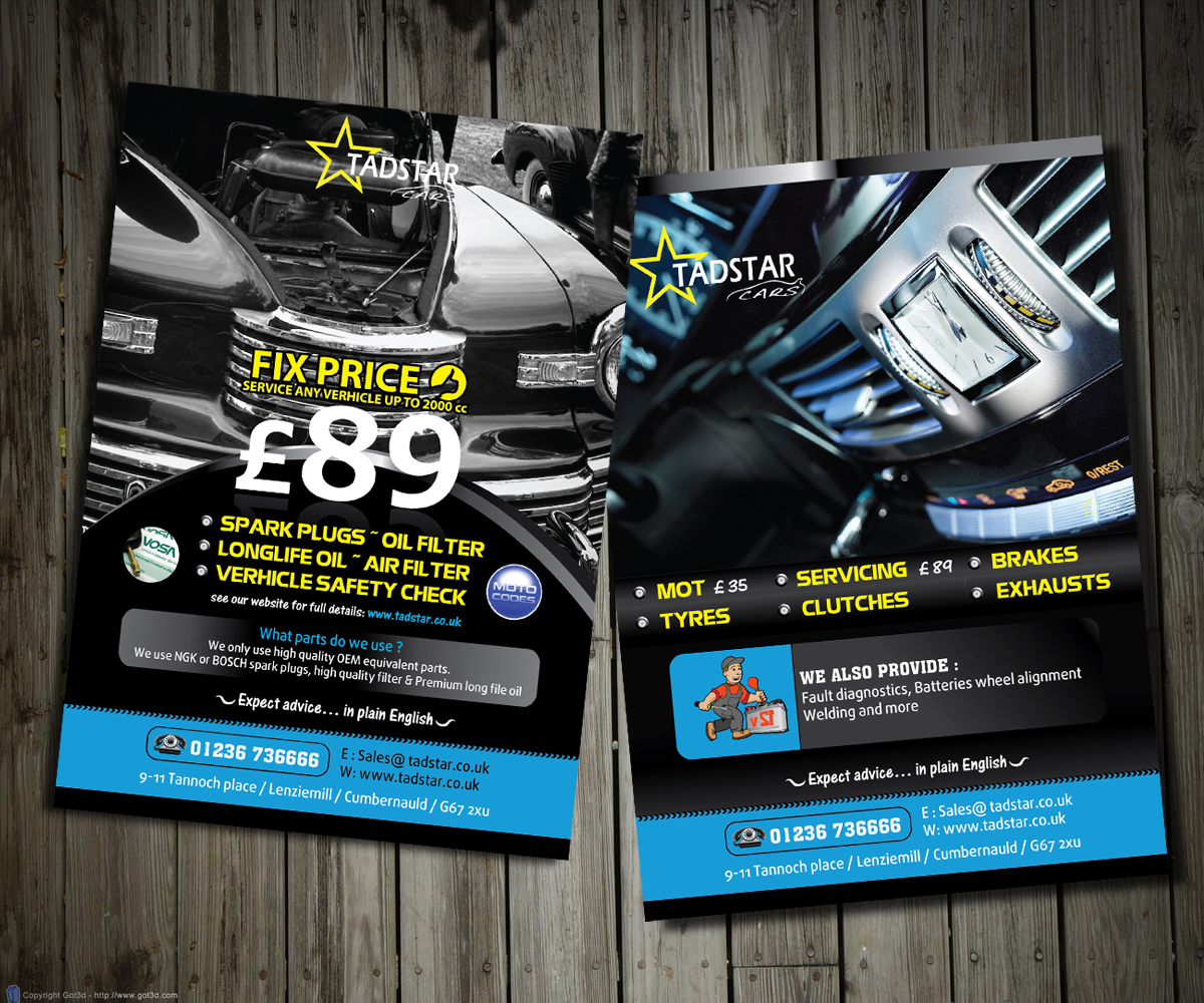 Diseño de Flyer por mrlee.dz90 para Tadstar Ltd | Diseño #2410271