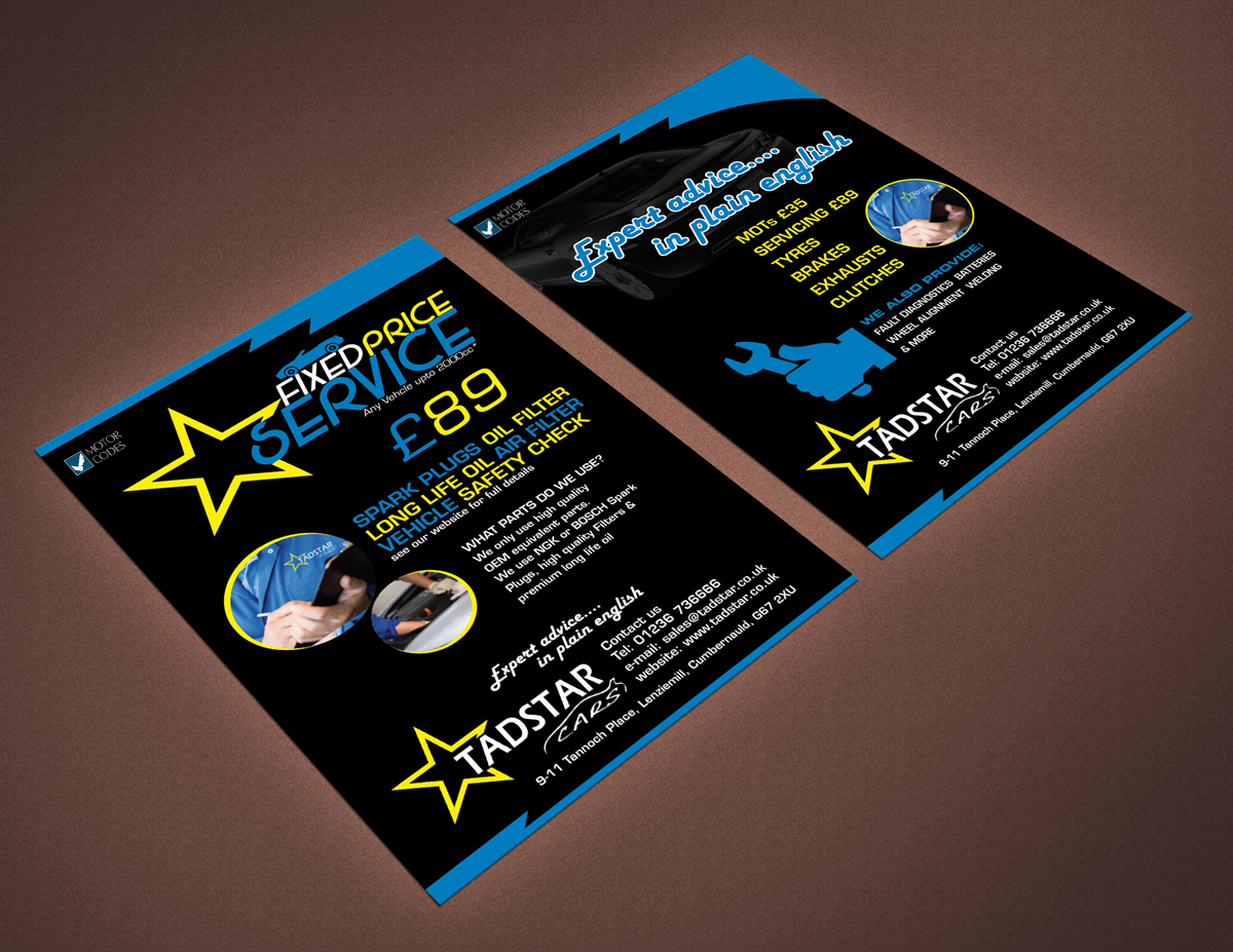 Flyer Design by atularts for Tadstar Ltd | Design #2406030