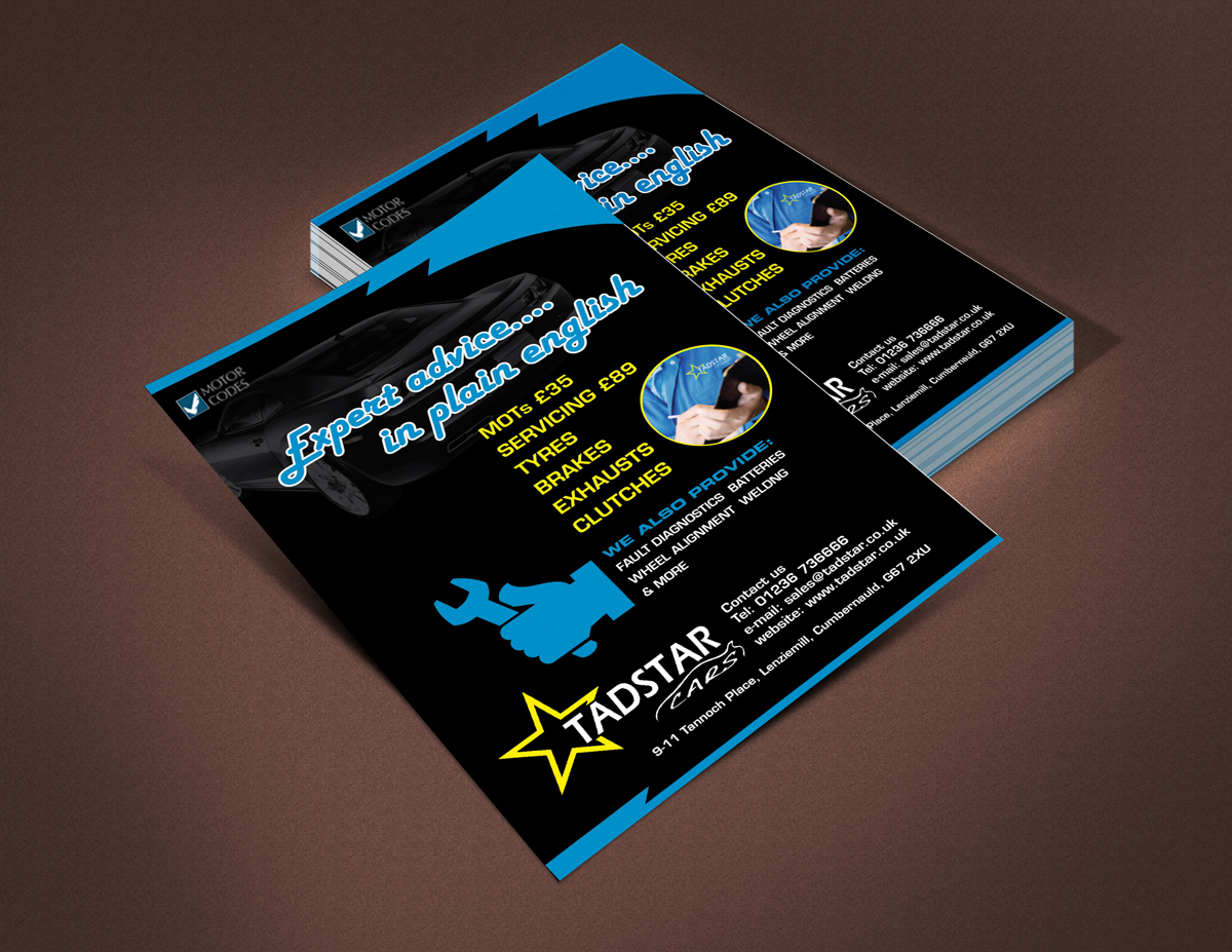 Flyer Design by atularts for Tadstar Ltd | Design #2406035