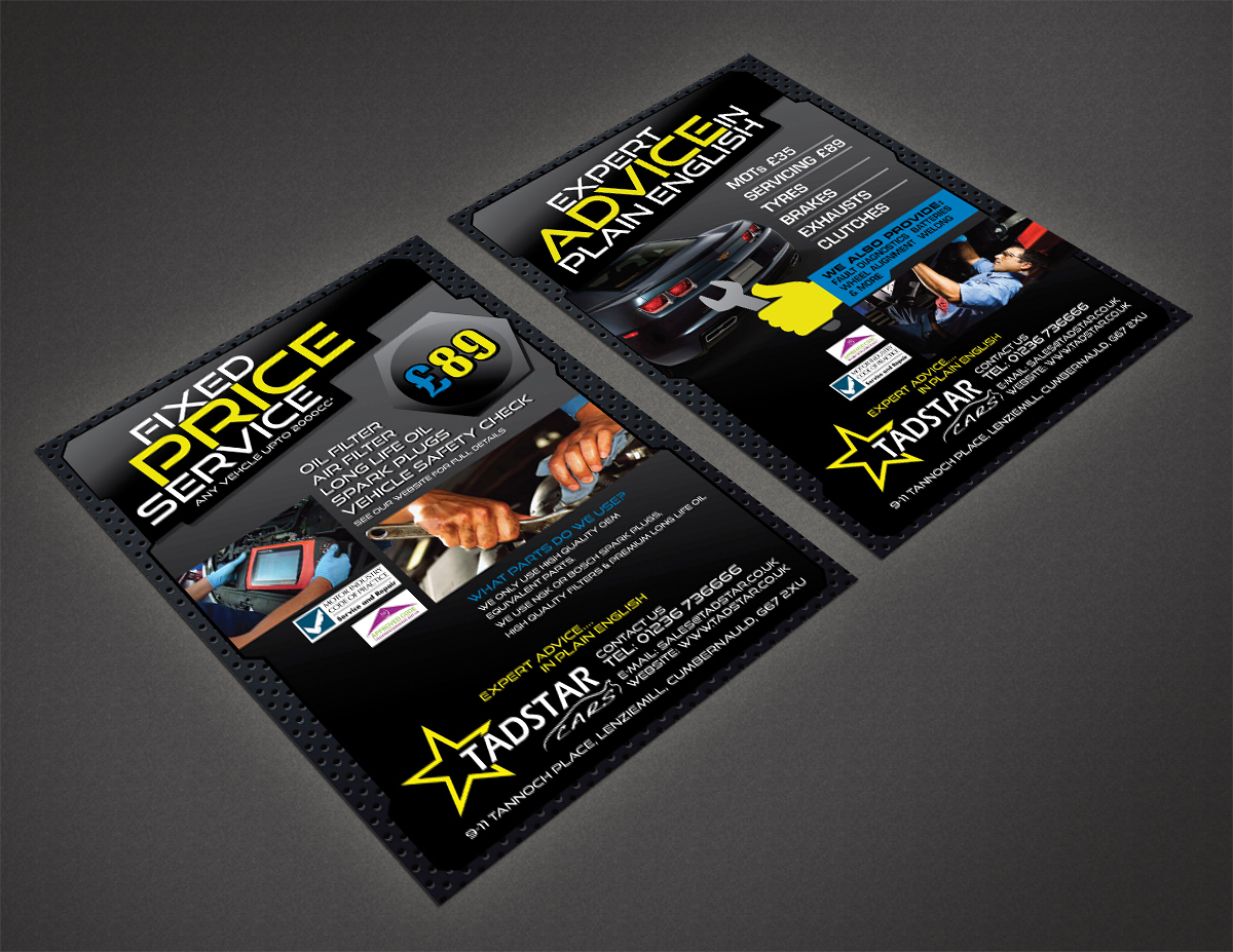 Flyer Design by atularts for Tadstar Ltd | Design #2466741