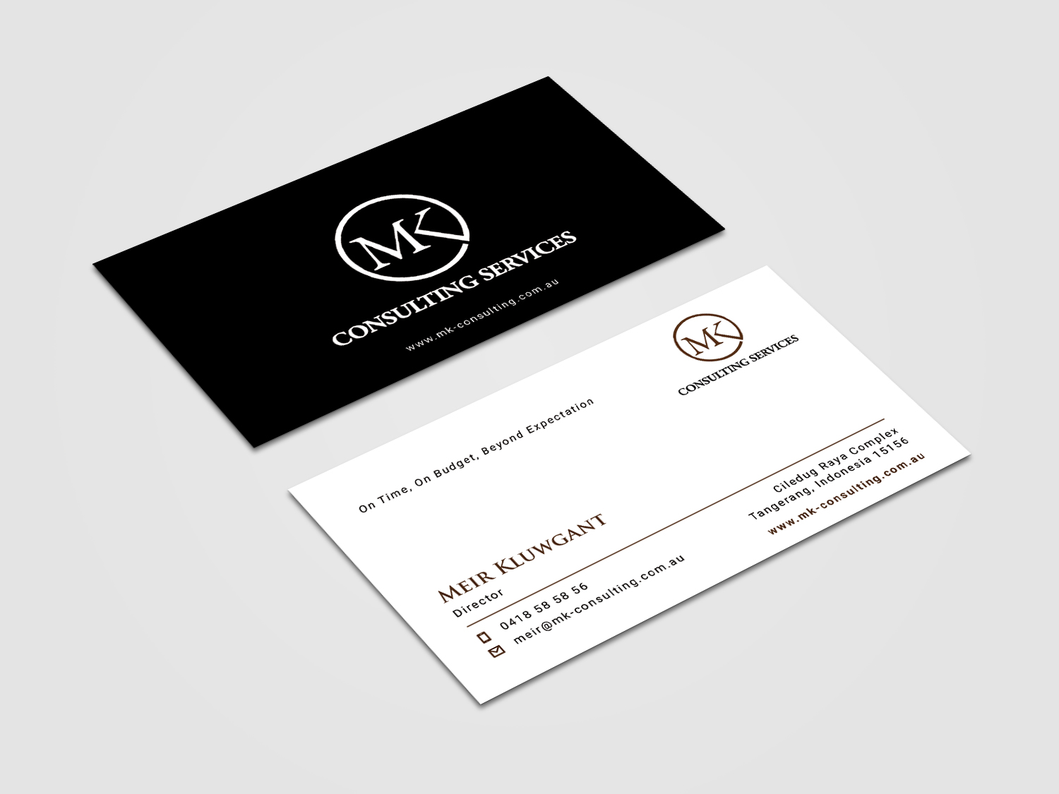 Business Card Design by alvinfadoil for MSK Enterprises P/L | Design #12378719