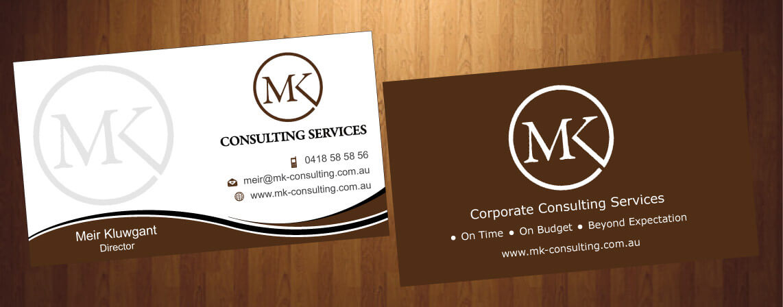Business Card Design by HarmiDesigning for MSK Enterprises P/L | Design #12427553