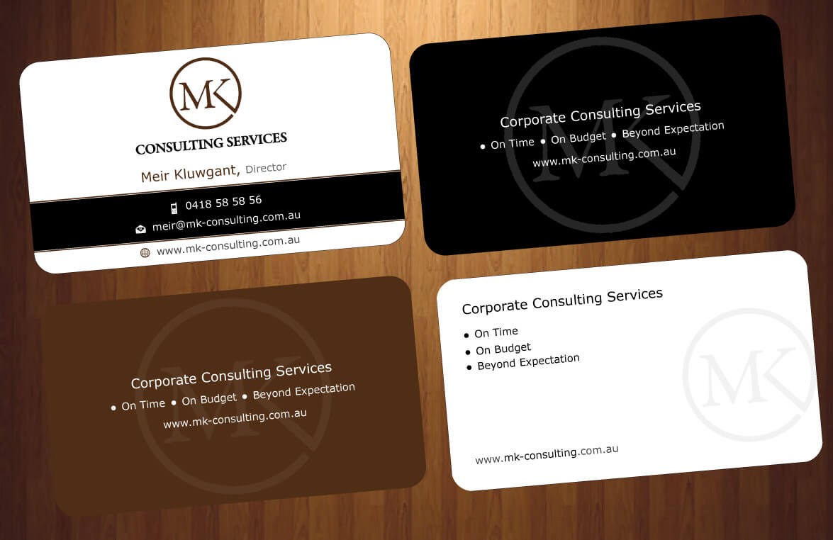 Business Card Design by HarmiDesigning for MSK Enterprises P/L | Design #12427566