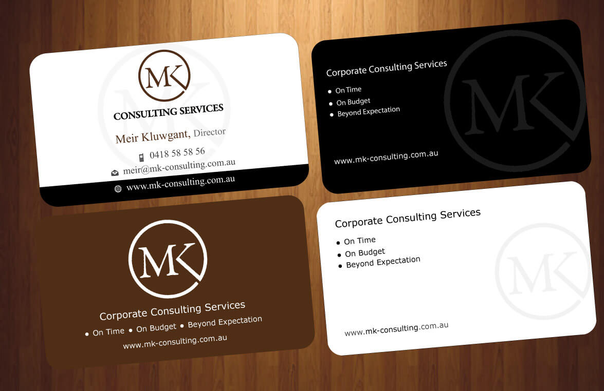 Business Card Design by HarmiDesigning for MSK Enterprises P/L | Design #12427568