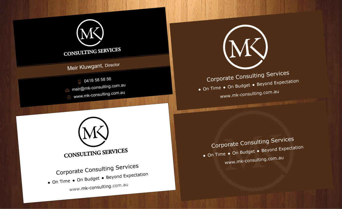 Business Card Design by HarmiDesigning for MSK Enterprises P/L | Design #12427570