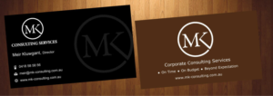 Diseño de Tarjeta de Presentación por HarmiDesigning para MSK Enterprises P/L | Diseño: #12427571