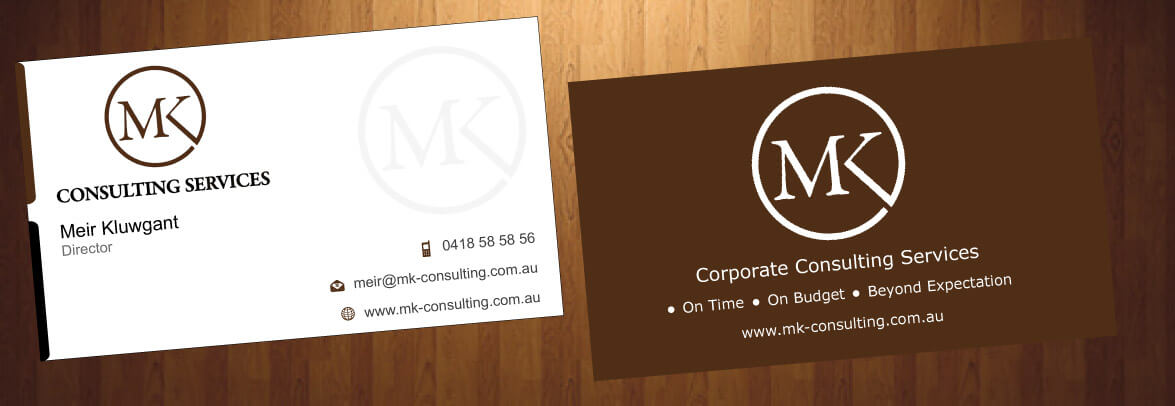 Business Card Design by HarmiDesigning for MSK Enterprises P/L | Design #12427581