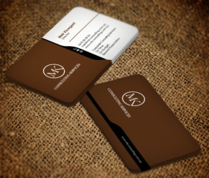Corporate consulting business needs a business card | Business Card Design by WebixBD