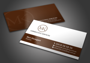 Visitenkarten-Design von chandrayaan.creative für MSK Enterprises P/L | Design: #12401928