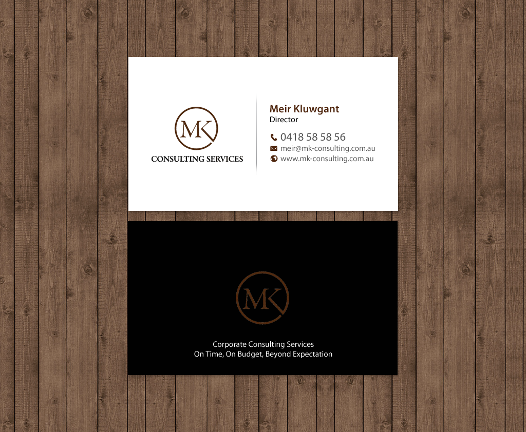 Design de Carte de Visite par chandrayaan.creative pour MSK Enterprises P/L | Design #12401929