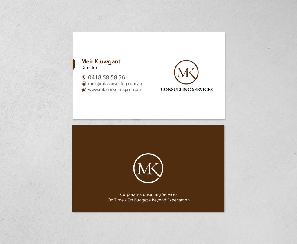 Business Card Design by chandrayaan.creative for MSK Enterprises P/L | Design #12401932