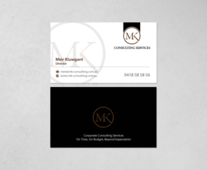 Visitenkarten-Design von chandrayaan.creative für MSK Enterprises P/L | Design: #12401936