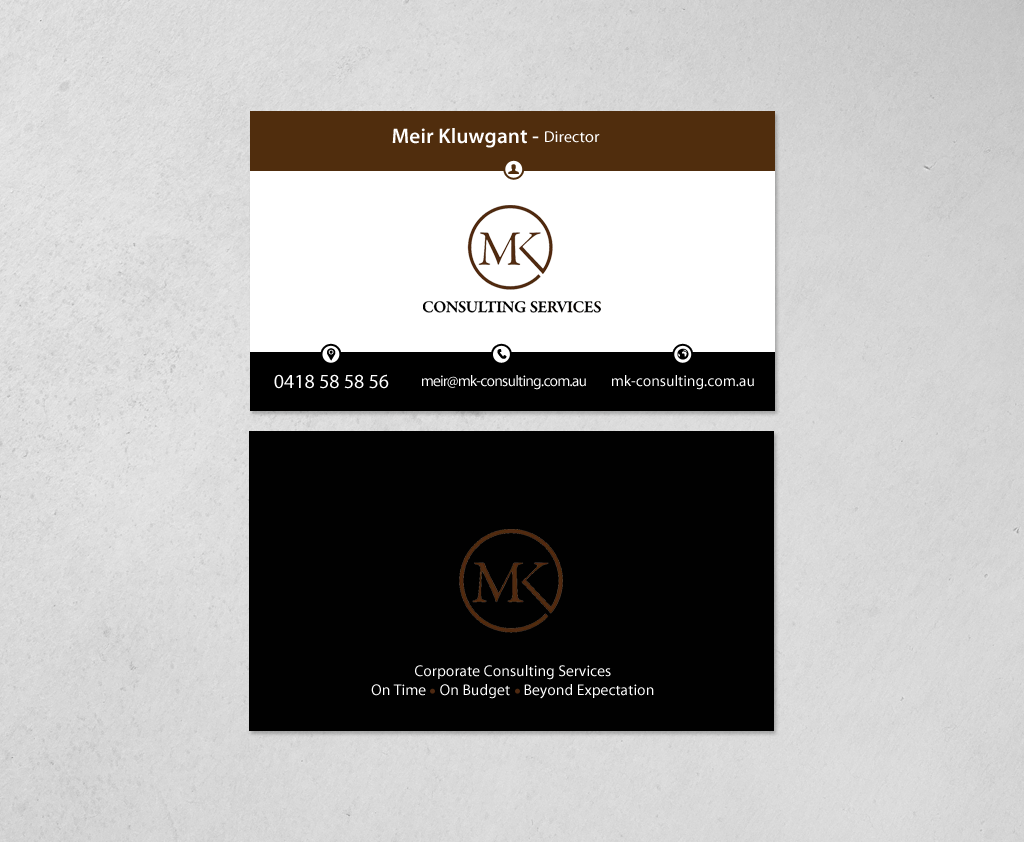 Business Card Design by chandrayaan.creative for MSK Enterprises P/L | Design #12402524