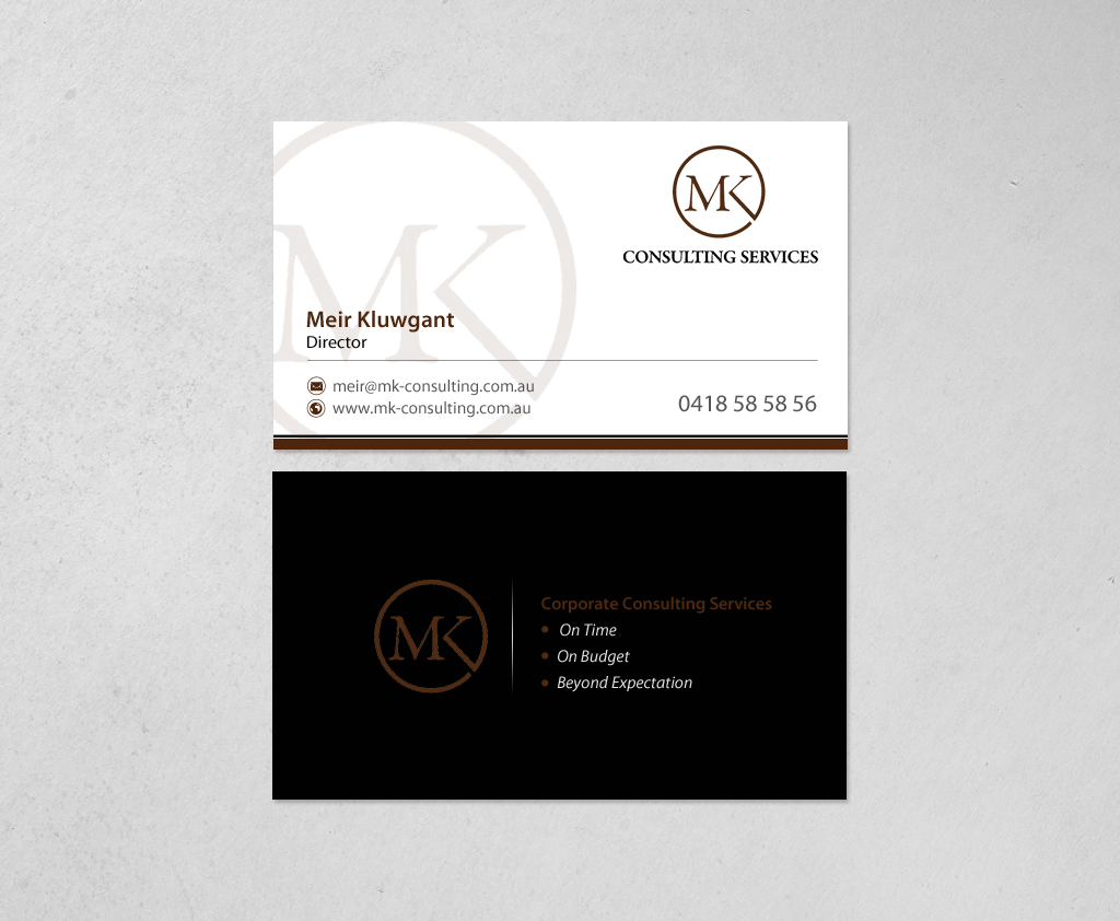 Business Card Design by chandrayaan.creative for MSK Enterprises P/L | Design #12402543