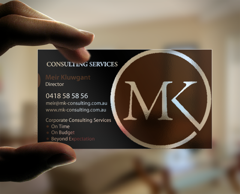 Diseño de Tarjeta de Presentación por chandrayaan.creative para MSK Enterprises P/L | Diseño #12402551