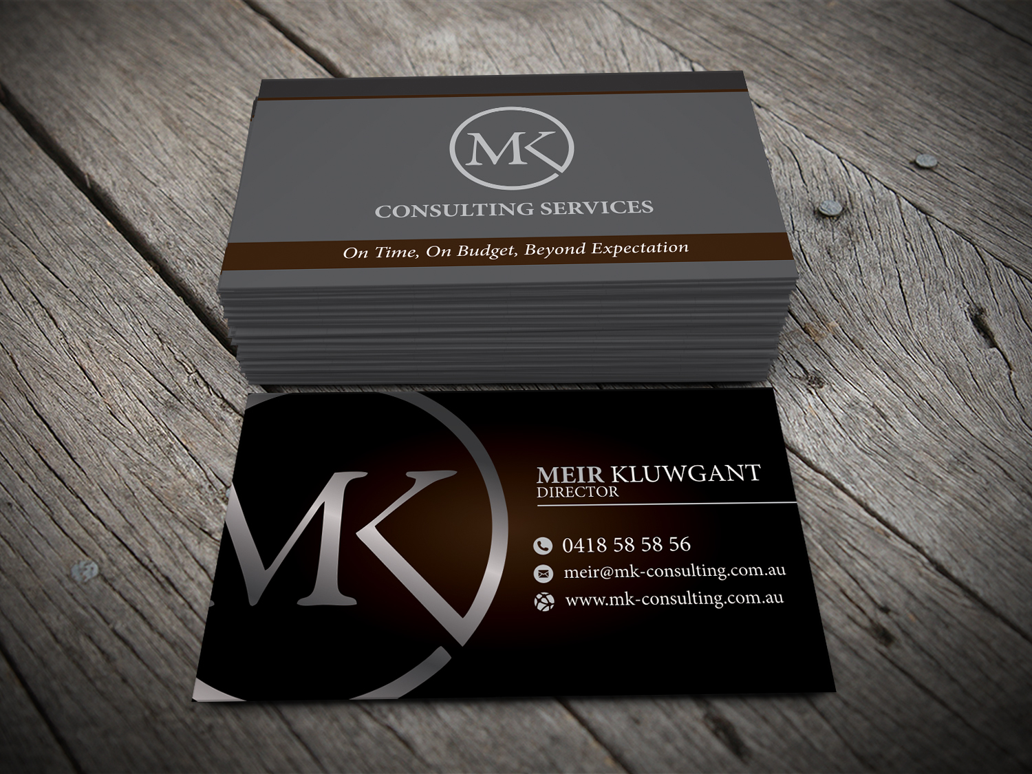 Diseño de Tarjeta de Presentación por alhemique1 para MSK Enterprises P/L | Diseño #12435704