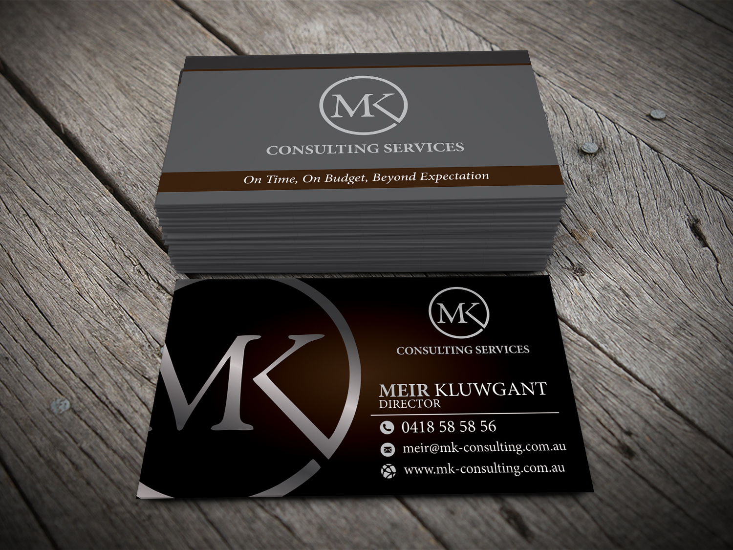 Diseño de Tarjeta de Presentación por alhemique1 para MSK Enterprises P/L | Diseño #12435707
