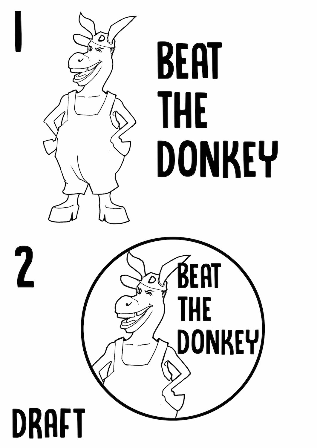 Illustration Design by spideyinf for BeatTheDonkey.com | Design #12468906