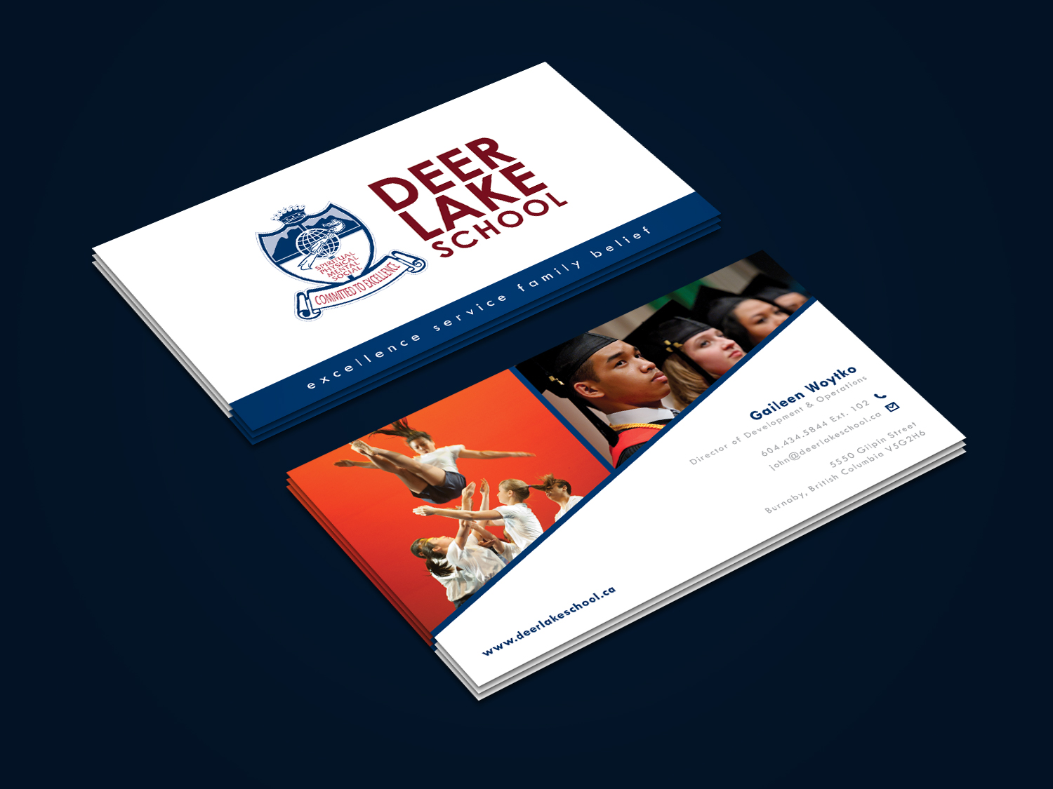 Business Card Design by alvinfadoil for Deer Lake School | Design #12378182