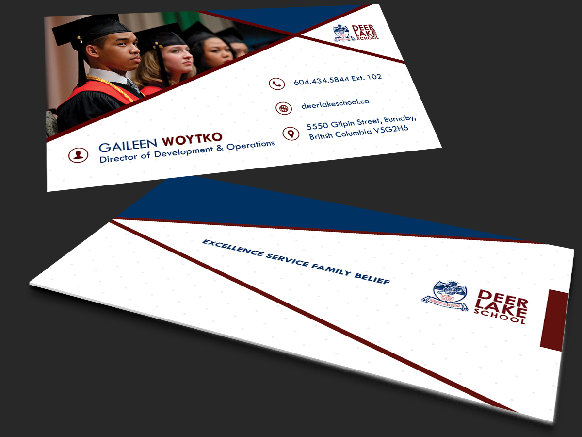 Diseño de Tarjeta de Presentación por Selda para Deer Lake School | Diseño #12410689