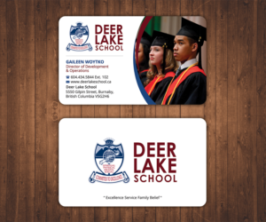 Business Card Design by Stylez Designz for Deer Lake School | Design: #12424883