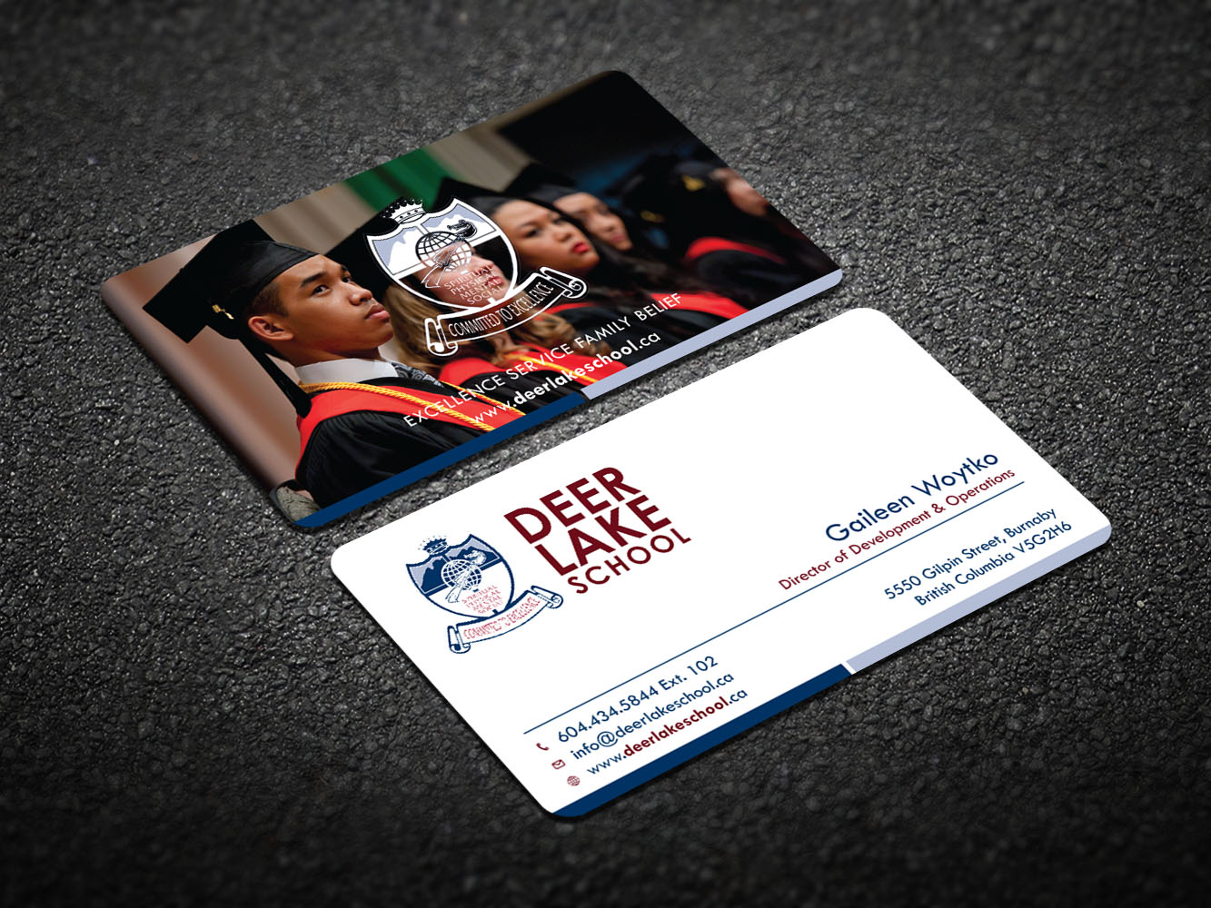Business Card Design by Verified artistry (Design garden) for Deer Lake School | Design #12398183