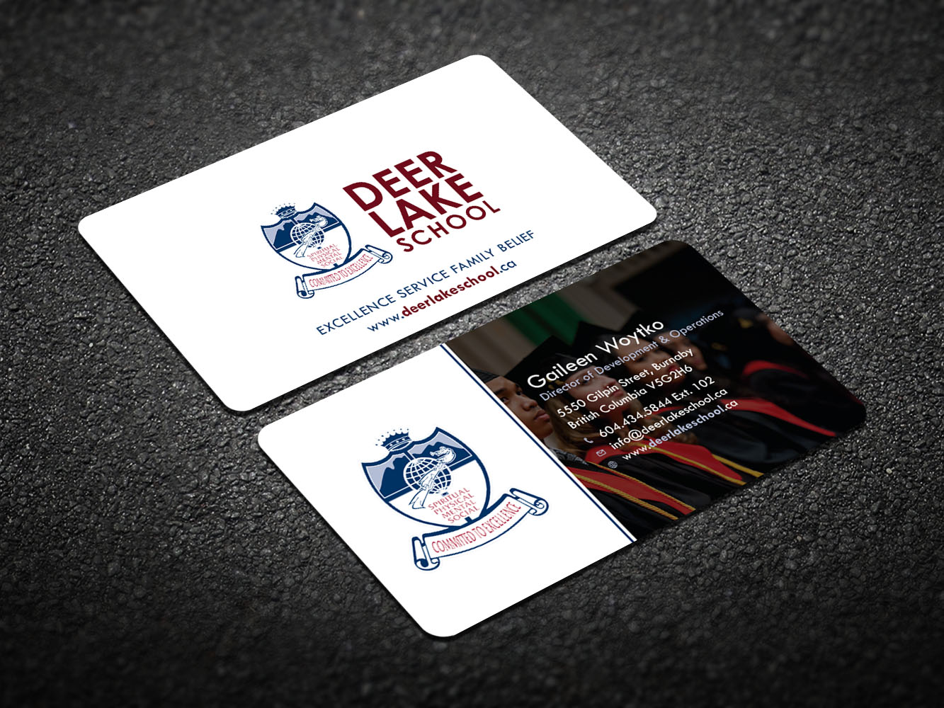 Business Card Design by Verified artistry (Design garden) for Deer Lake School | Design #12398186