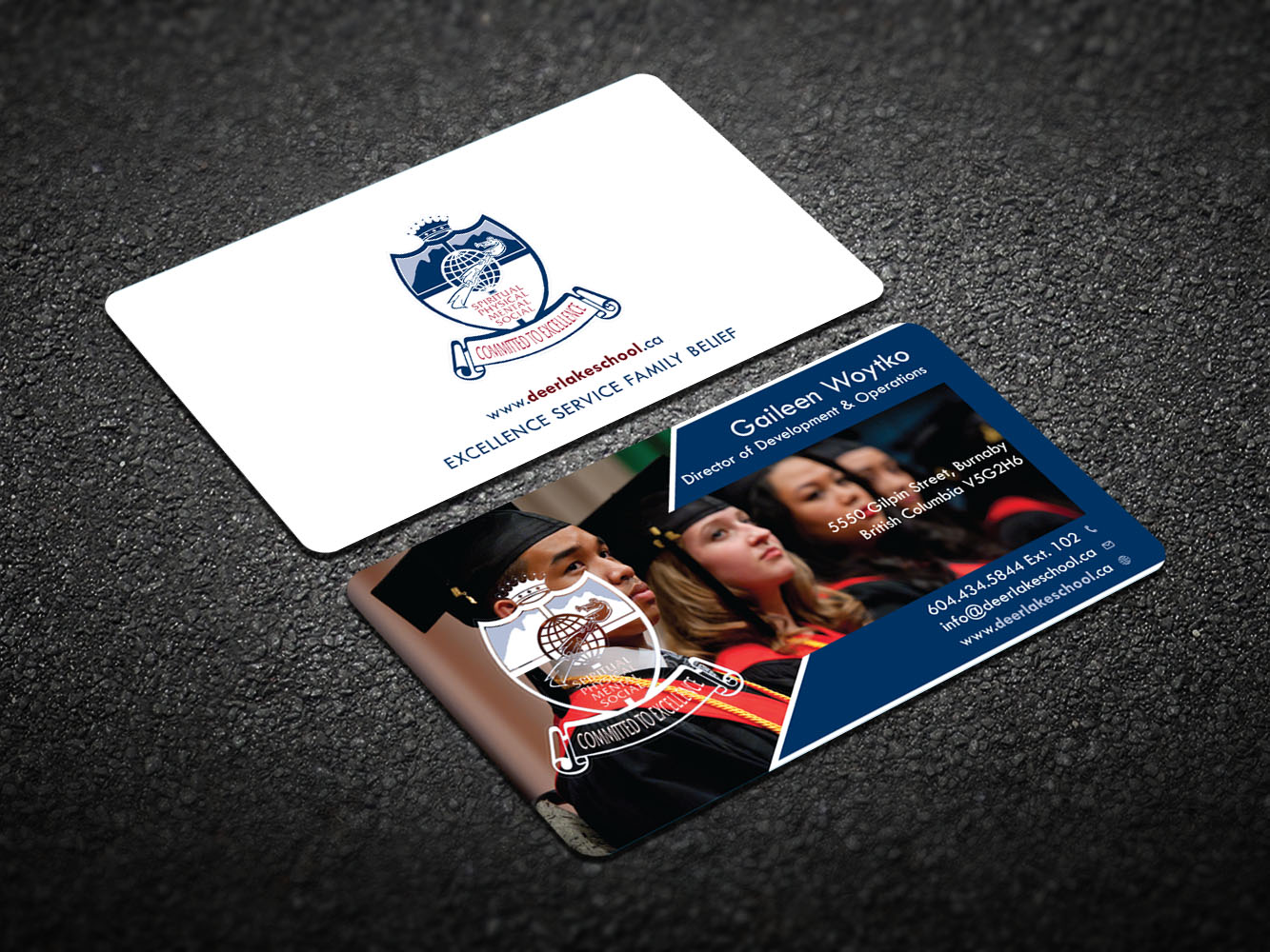 Business Card Design by Verified artistry (Design garden) for Deer Lake School | Design #12398195