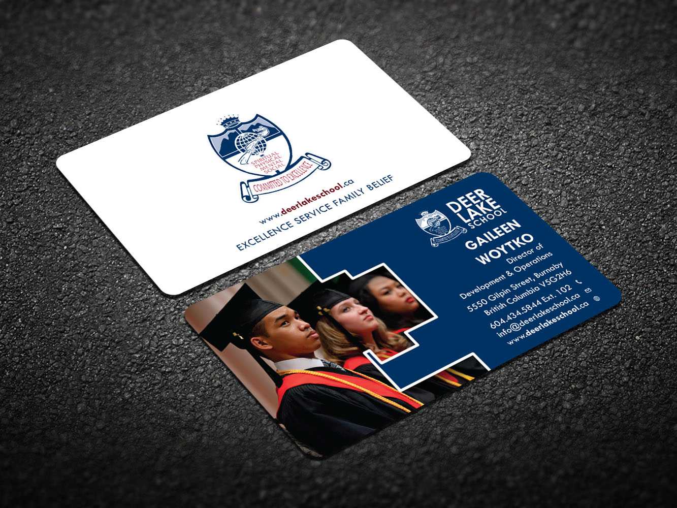 Diseño de Tarjeta de Presentación por Verified artistry (Design garden) para Deer Lake School | Diseño #12398204
