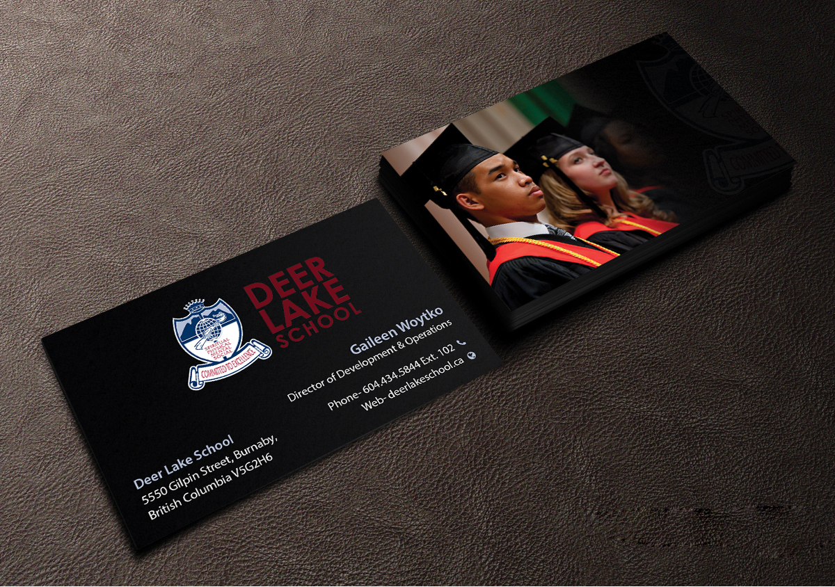 Business Card Design by Creations Box 2015 for Deer Lake School | Design #12385664