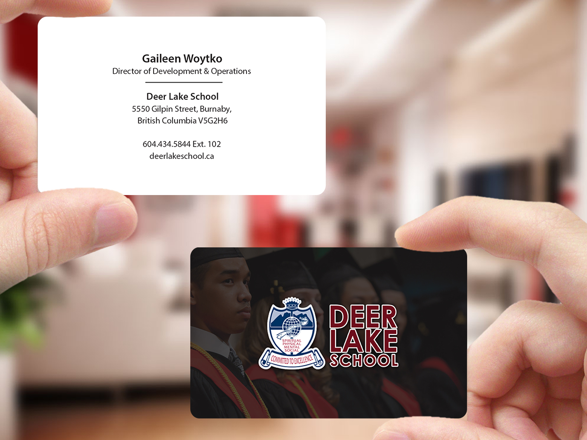 Business Card Design by Creations Box 2015 for Deer Lake School | Design #12385671