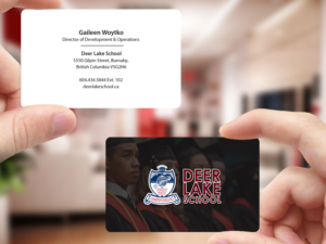 Design de Carte de Visite par Creations Box 2015 pour Deer Lake School | Design : #12385671
