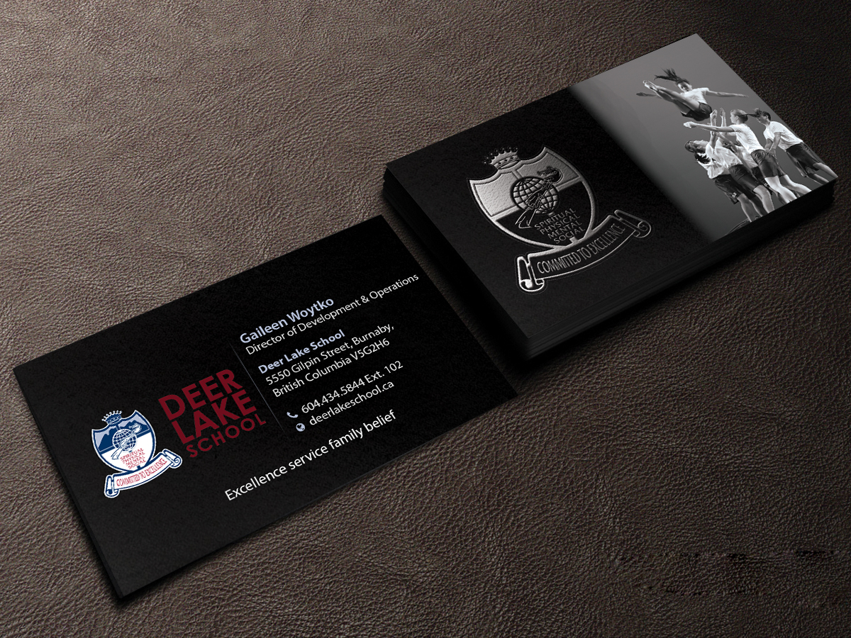 Business Card Design by Creations Box 2015 for Deer Lake School | Design #12385681