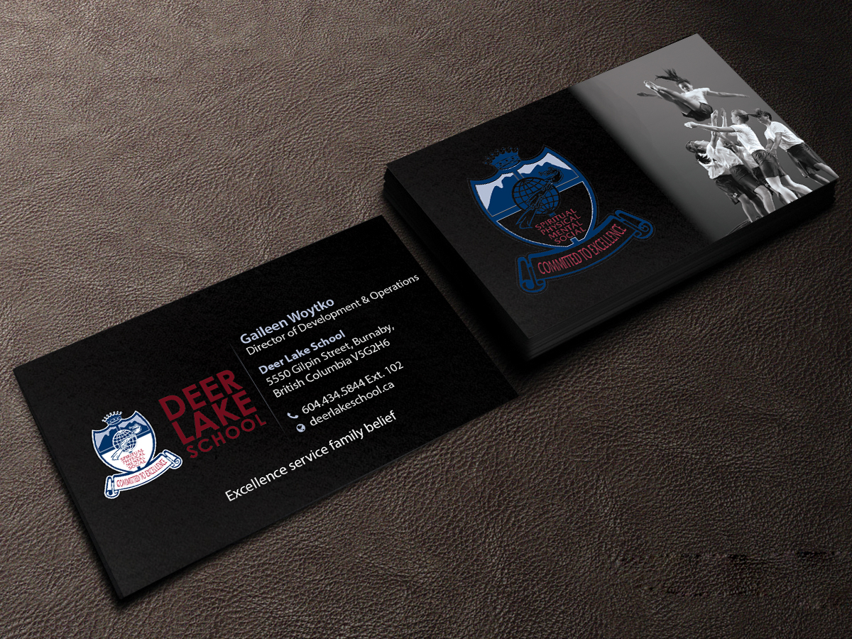 Business Card Design by Creations Box 2015 for Deer Lake School | Design #12385682